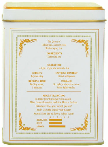 Harney & Sons Darjeeling Black Tea, 20 Sachets of Black Tea | Classic Collection, 20 sachet tin